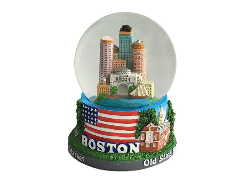 Boston Flag & Landmarks